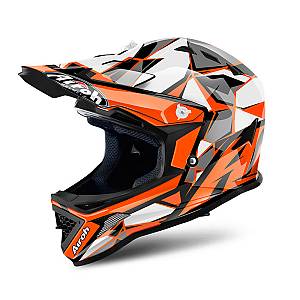 Κράνος Airoh Archer Chief Junior πορτοκαλί gloss