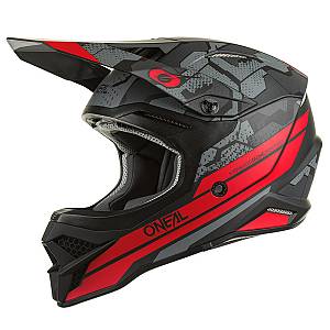 Κράνος Oneal 3SRS Camo V.22 μαύρο/κόκκινο