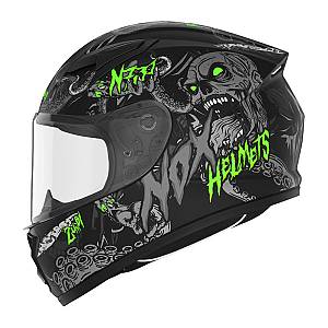 Κράνος Nox N731 Zumbi Junior ECE 22.06 mat μαύρο/fluo