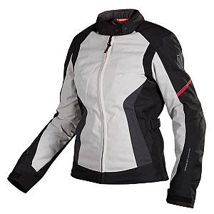 Nordcode Μπουφάν Μηχανής Glory II Γυναικείο Χειμερινό Μαύρο-γκρί