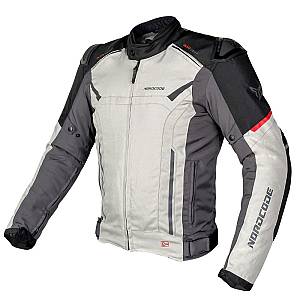 Nordcode Μπουφάν Μηχανής Viper Evo EN 17092 Ανδρικό Χειμερινό Light Grey