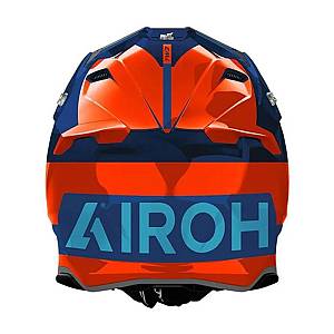 Κράνος Airoh Twist 3 Fancy ECE 22.06 πορτοκαλί/μπλε gloss
