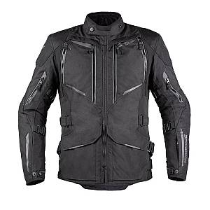 Nordcode Μπουφάν Μηχανής Odyssey Total Black Ανδρικό 4 εποχών Oversize