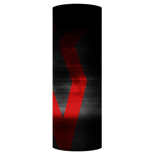 Φουλάρι Nordcode_ Tube neck 4 Logo μαυρο κοκκινο