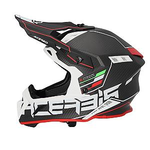 Κράνος Acerbis Steel Carbon 25047.323 μαύρο/κόκκινο
