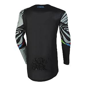 MX Μπλούζα Oneal Mayhem Junior Wild V.23 μαύρο/γκρι