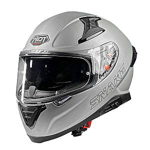 Κράνος Pilot Snake SV τιτάνιο ματ + Extra Visor