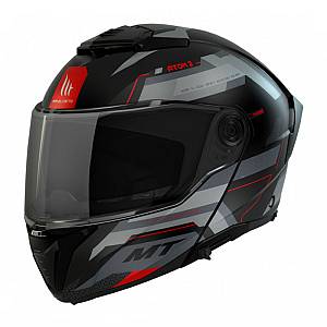 Κράνος MT Atom 2 SV Bast D5 μαύρο/γκρι matt