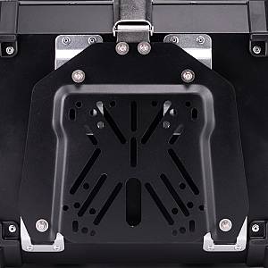 Βαλίτσα κεντρική BLACK ONE H45 ΑΛΟΥΜΙΝΙΟΥ 45lt μαύρη με πιάστρα και εσωτερική επένδυση