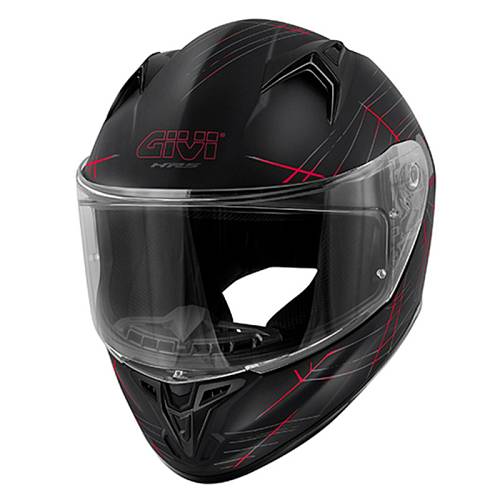 Κράνος Givi H50.7 Phobia matt black/red