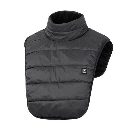 Προστασία λαιμού θερμαινόμενη Tucano Urbano Bibwarm fleece μαύρο