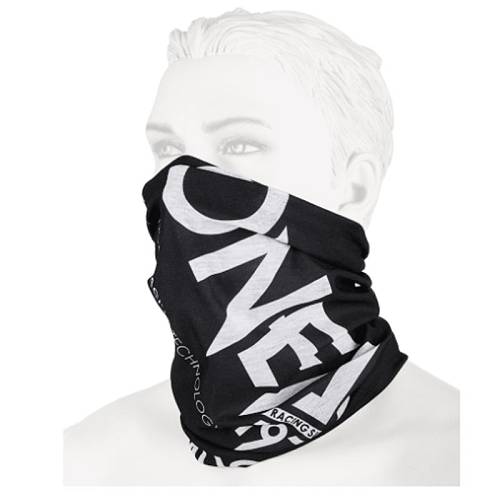 Φουλάρι Oneal Neckwarmer solid μαύρο/άσπρο