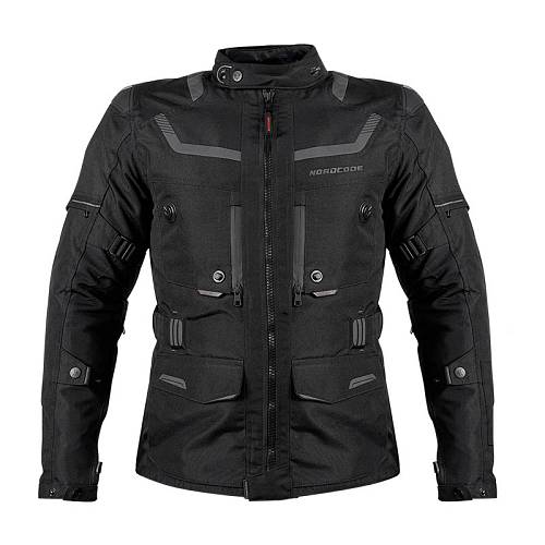 Nordcode Μπουφάν Adventure Evo 24 Οversize total black