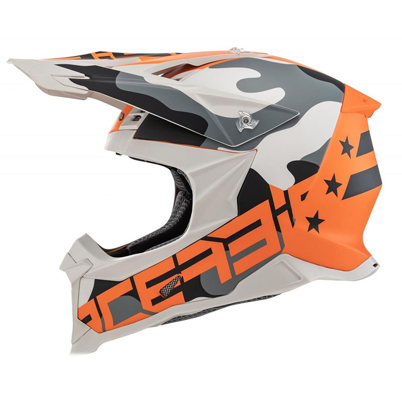 Κράνος Acerbis X-Racer VTR 23444.209 πορτοκαλί/μαύρο