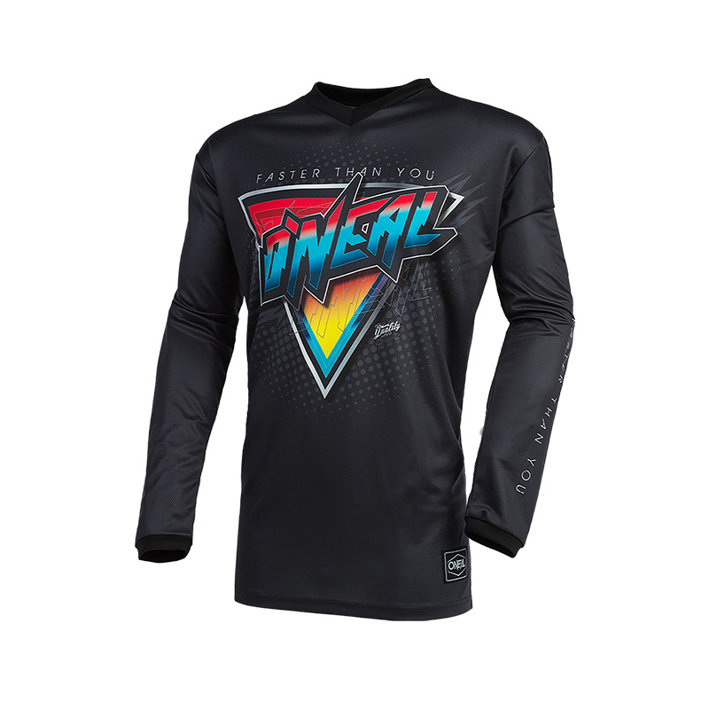 MX Μπλούζα Oneal Element Speedmetal μαύρο/multicolor