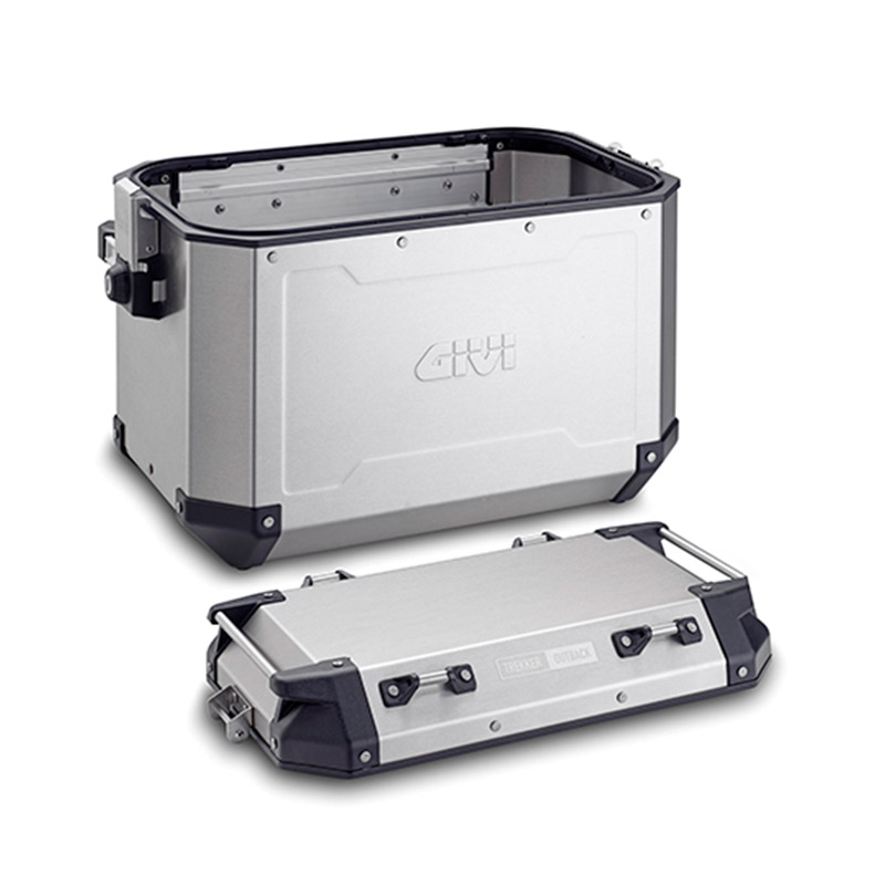 Βαλίτσα πλαϊνή Δεξιά 48 λίτρα OBKN48 trekker monokey αλουμίνιο χωρίς πιάστρα GIVI