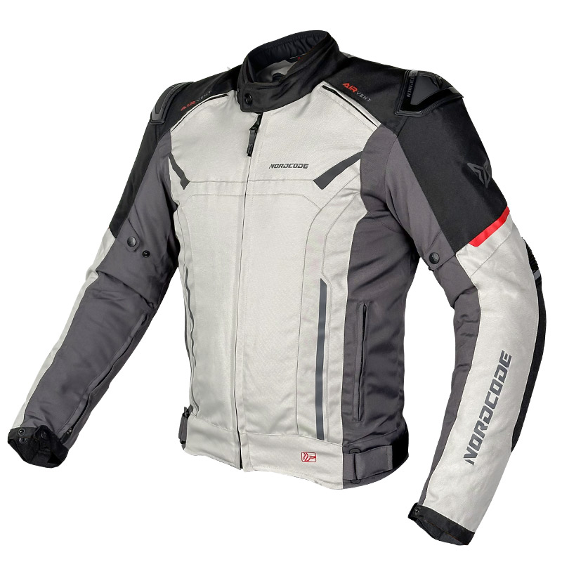 Nordcode Μπουφάν Μηχανής Viper Evo EN 17092 Ανδρικό Χειμερινό Light Grey