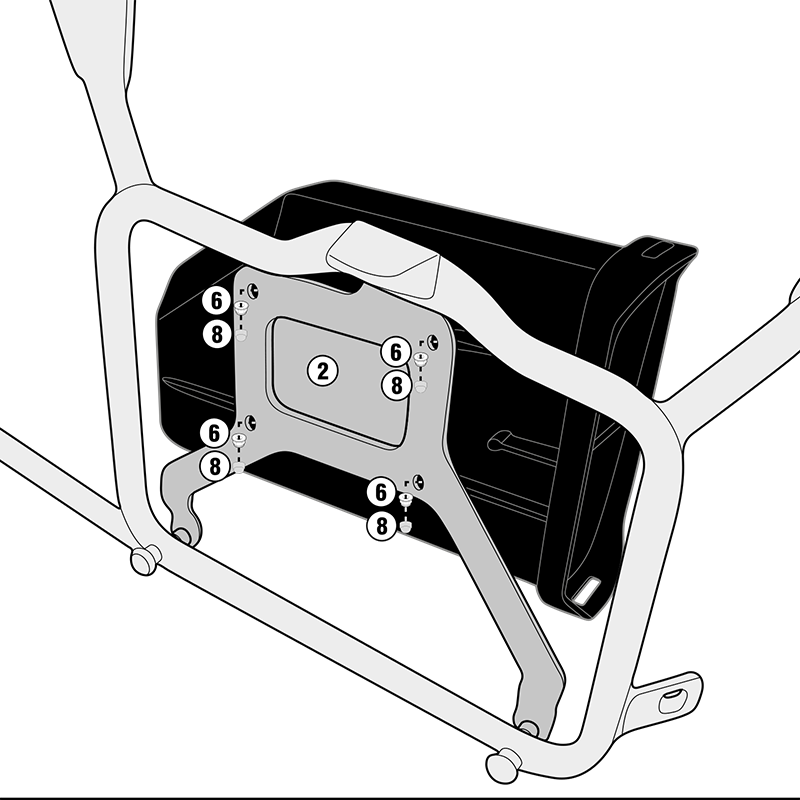 ΚΙΤ για Εργαλείοθήκη TL1144KIT_ για PLR1144  Givi