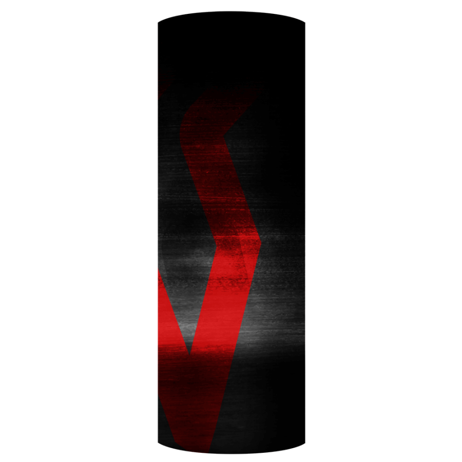 Φουλάρι Nordcode_ Tube neck 4 Logo μαυρο κοκκινο