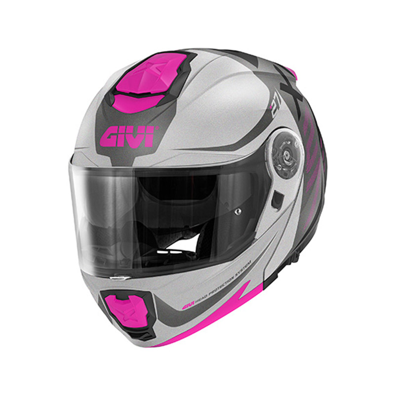 Κράνος Givi X27 Dimension Titanium/Fuchsia