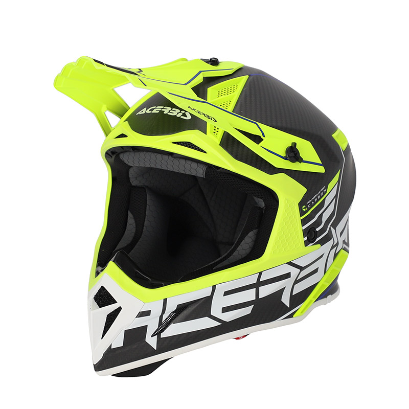 Κράνος Acerbis Steel Carbon 25047.457 μαύρο/fluo κίτρινο