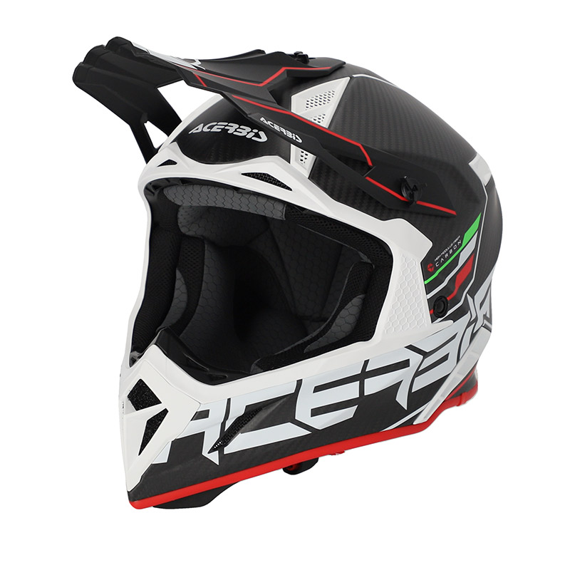 Κράνος Acerbis Steel Carbon 25047.323 μαύρο/κόκκινο