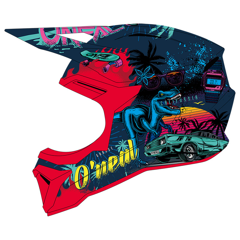 Κράνος Oneal 1SRS Junior Rex V.24 multicolor