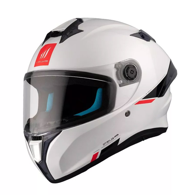 Κράνος MT Targo S A0 άσπρο pearl gloss