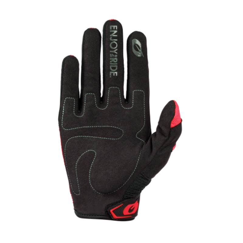 Γάντια Oneal Element Racewear V.24 μαύρο/κόκκινο
