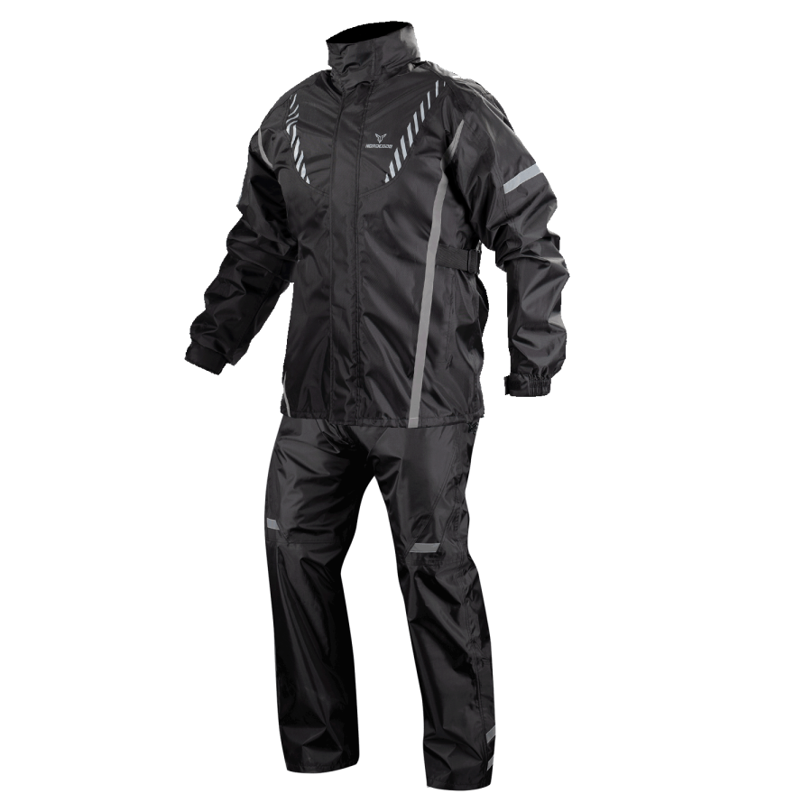 Αδιάβροχο σετ Nordcode Rainsuit Wave μαύρο