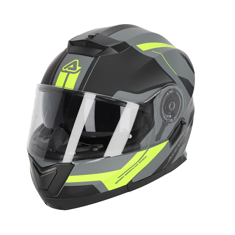 Κράνος Acerbis Serel SV 25201.444 μαύρο/κίτρινο fluo