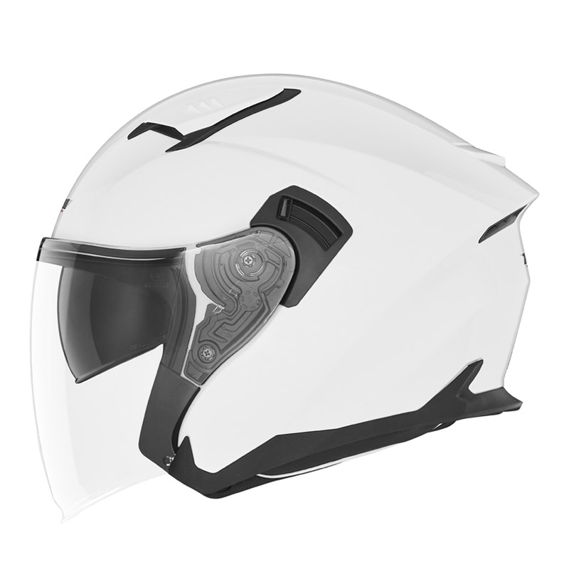 Κράνος Nox N130 άσπρο pearl gloss
