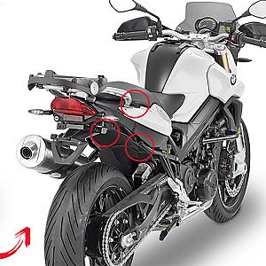 Βάσεις πλαϊνών βαλιτσών PLR5118_F800R Bmw Givi