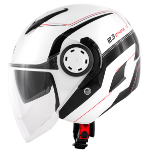 Κράνος  Givi H12.3 Stratos Λευκό-μαύρο gloss new