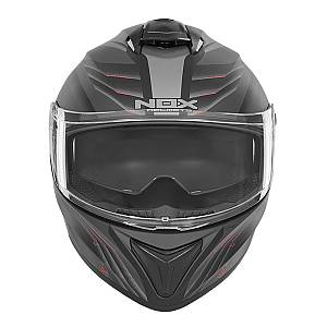 Κράνος Nox N918 Upside μαύρο/κόκκινο