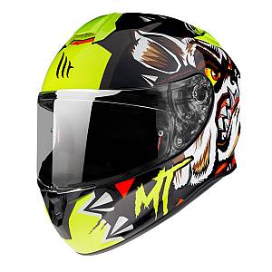 Κράνος MT Targo Crazydog G3 κίτρινο