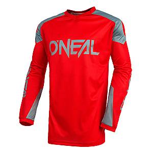 MX Μπλούζα Oneal Matrix Ridewear κόκκινο/γκρι