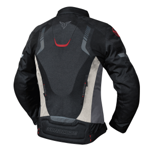 Nordcode Μπουφάν Μηχανής Amazon Γυναικείο Χειμερινό μαύρο-γκρι