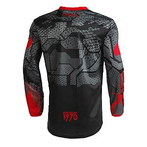 MX Μπλούζα Oneal Element Camo V.22 μαύρο/κόκκινο
