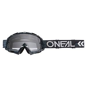 Μάσκα Oneal B-10 Camo V.22 μαύρο/άσπρο-διάφανη