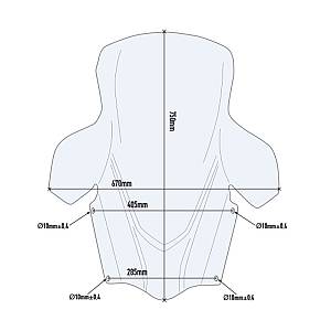 Ζελατίνα D3115ST_Burgman 40017-21  Suzuki GIVI