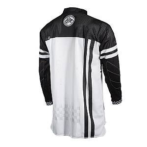 MX Μπλούζα Oneal Ultra Lite 70 μαύρο/άσπρο