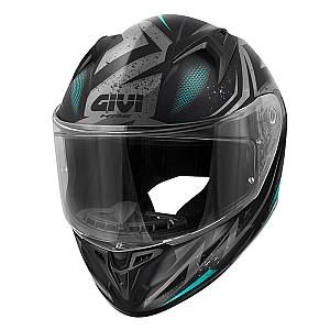 Κράνος Givi H50.7 Rebel matt black/light blue (ECE 22.06)
