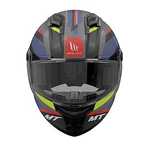 Κράνος MT Stinger 2 ECE 22.06  Cheste B7 μαύρο/γκρι/μπλε ματ