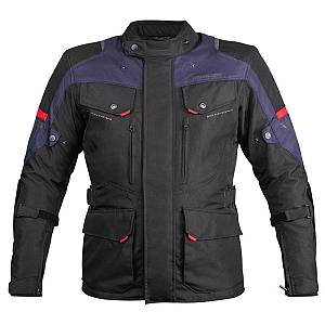 Nordcode Μπουφάν Μηχανής Dust EN 17092 Oversize Ανδρικό Χειμερινό Mαύρο-Μπλέ