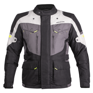 Nordcode Μπουφάν Μηχανής Dust EN 17092 Oversize Ανδρικό Χειμερινό Mαύρο-Γκρί