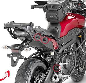 Βάσεις πλαϊνών βαλιτσών PLR2122  MT-0915 TRACER Yamaha GIVI