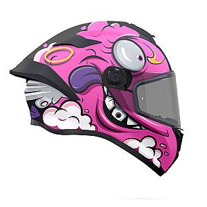 Κράνος MT Targo S ECE22.06 Angeldemon B8 μωβ gloss