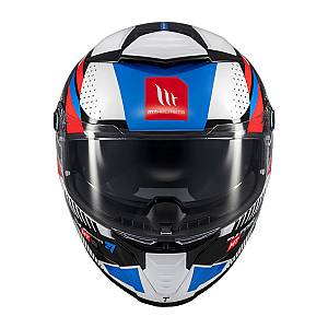 Κράνος MT Thunder 4 SV Luminence A7 άσπρο/κόκκινο/μπλε gloss