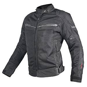 Nordcode Μπουφάν Μηχανής Escape lady  insight/outside membran Γυναικείο Καλοκαιρινό Μαύρο Oversize